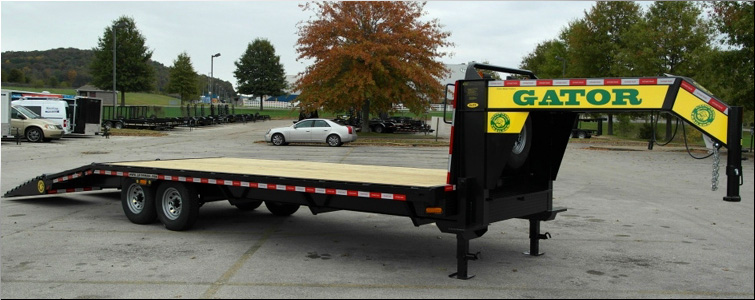 Gooseneck flat bed trailer for sale14k  Madison County, Ohio
